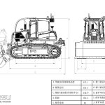 Bulldozer à chenilles RC LESU Aoue 850 LESU 1/14