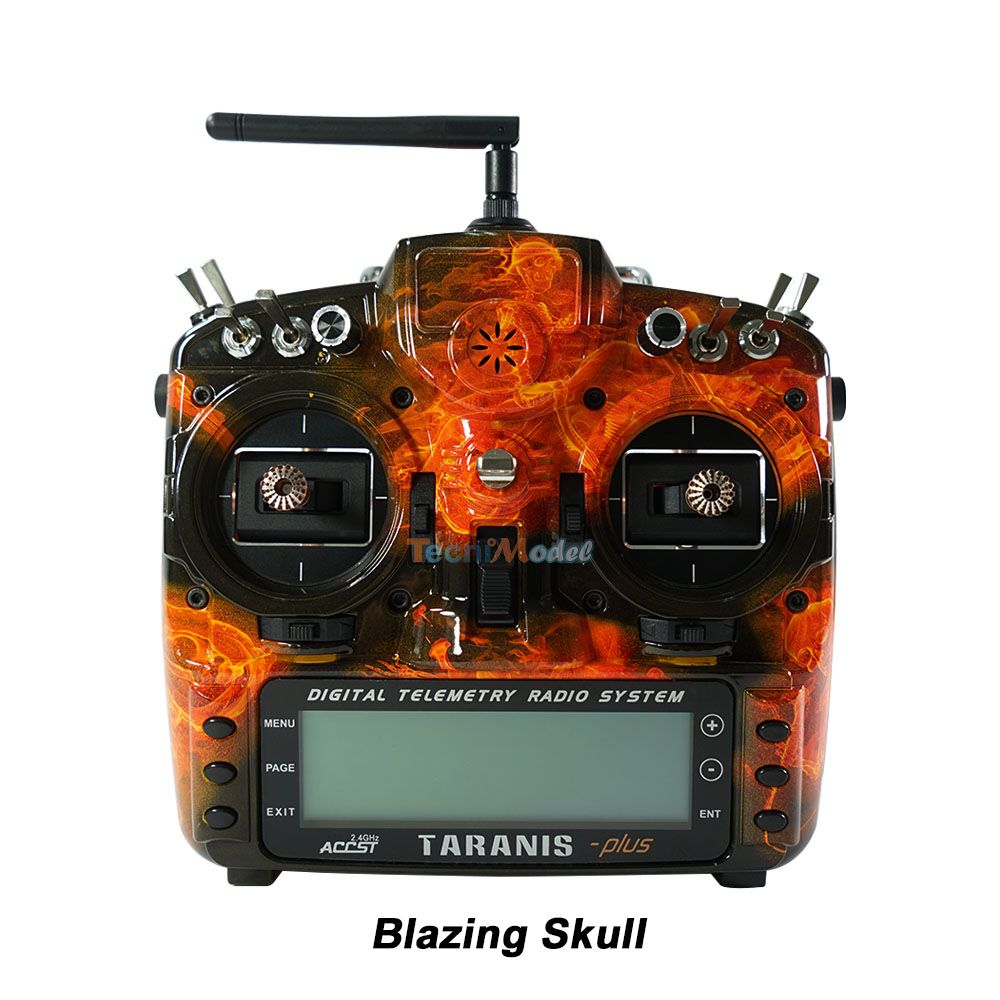 Radio Taranis X9D+ FrSky 2.4 Ghz 8/32 voies + récepteur X8R 8 voies + mallette EVA