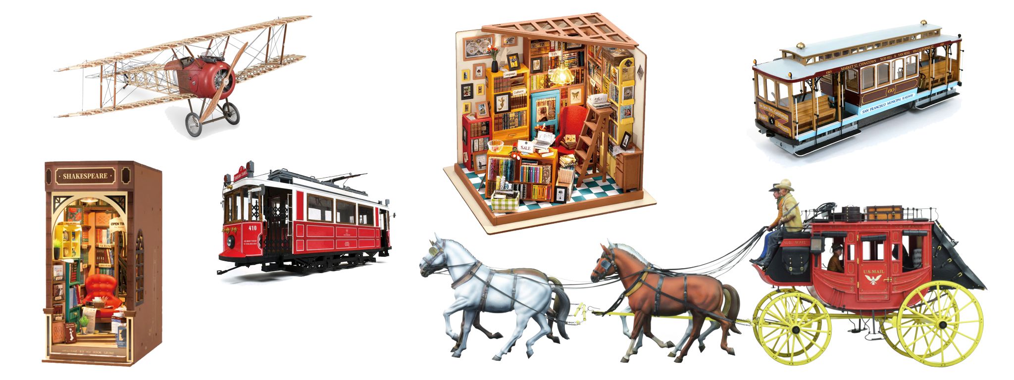 Maisons Miniatures, Book Nooks et autres maquettes