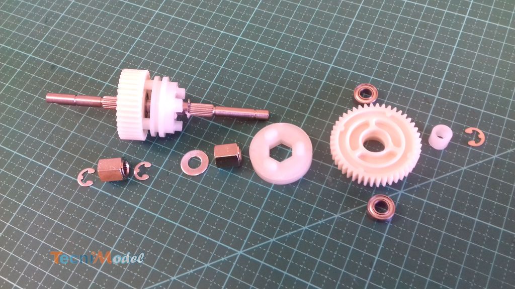 Montage de la boîte de vitesse Tamiya
