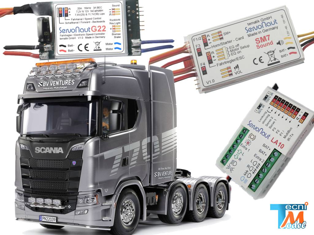 Packs complets modules Servonaut pour camions r/c